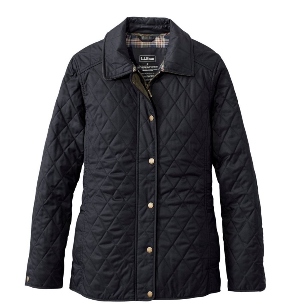 Quilted Winter Jacket in Black